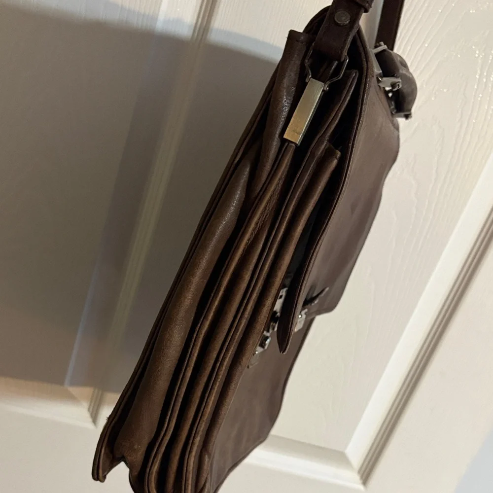 Balenciaga Dark Brown Messenger Bag - Picture 5 of 17